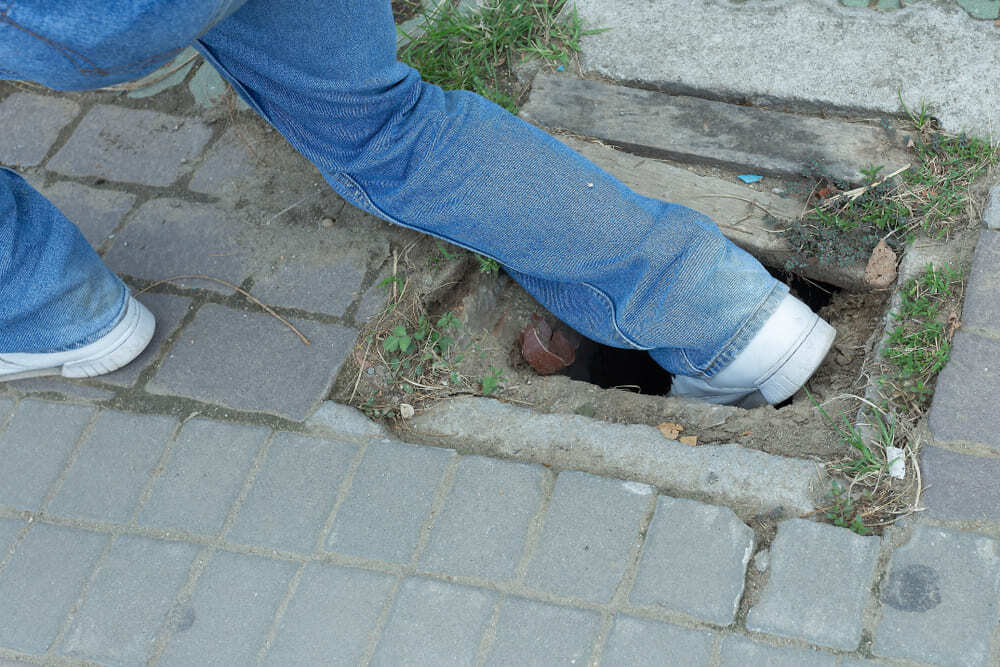 Sidewalk Grate Accident NYC
